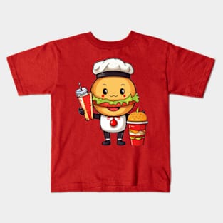 kawaii  junk food T-Shirt cute  funny Kids T-Shirt